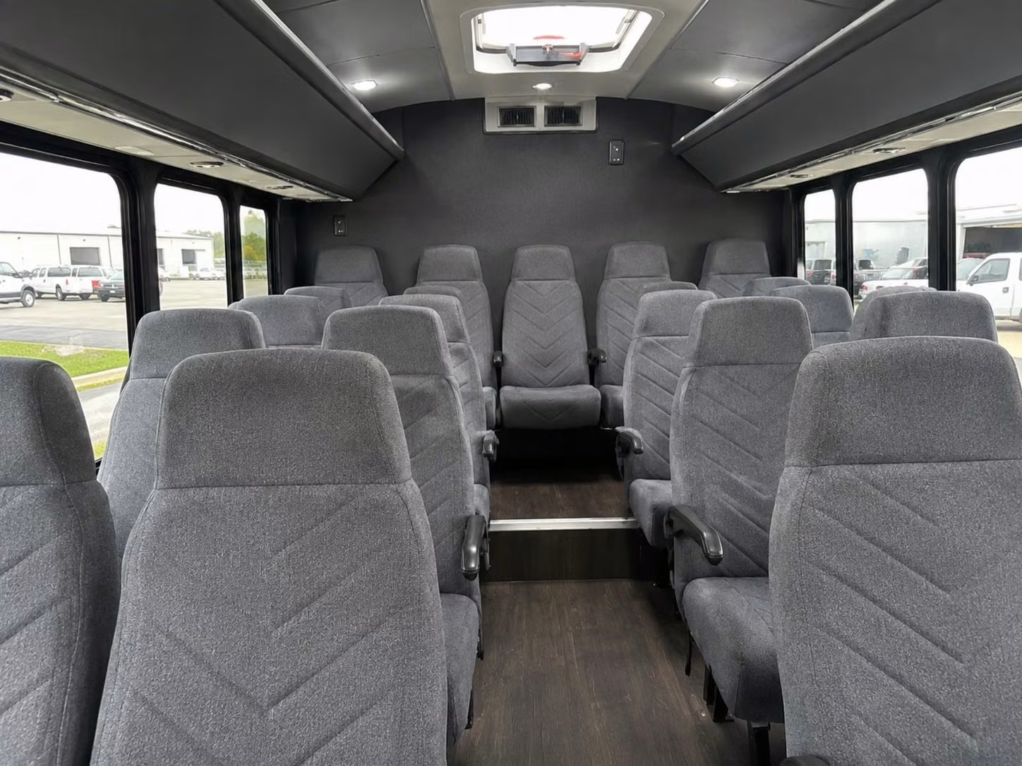 15 passenger minibus inside