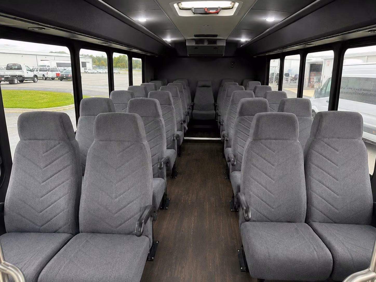 18 passenger minibus inside