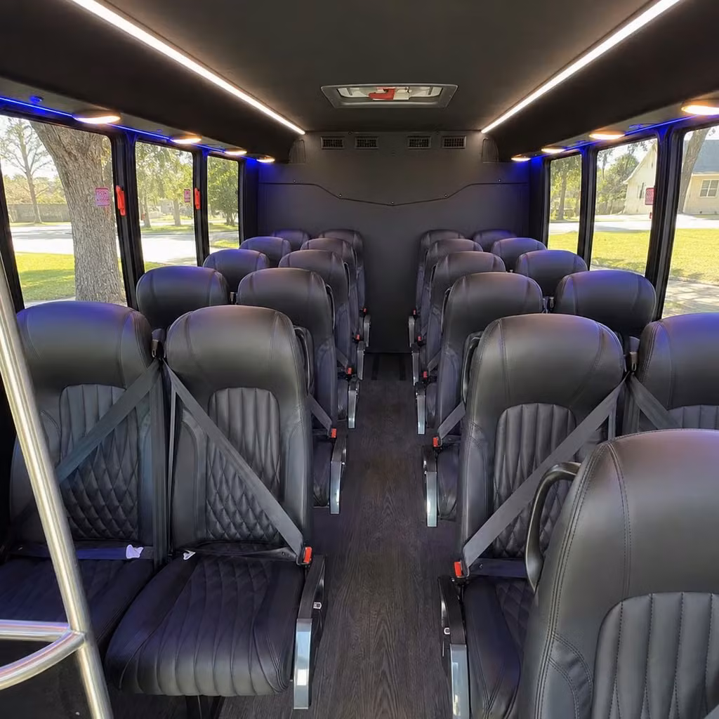 25 passenger minibus inside