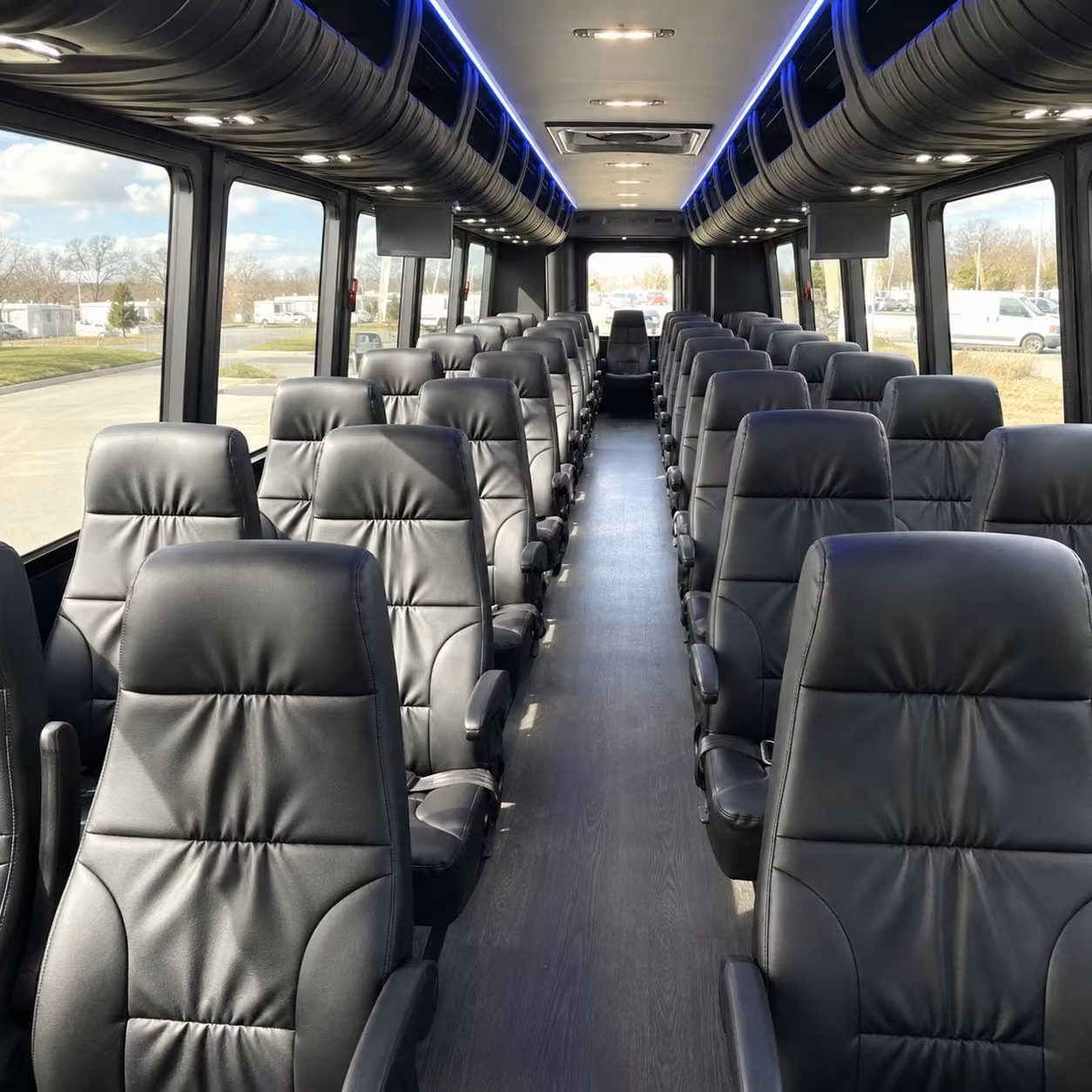 30 passenger minibus inside