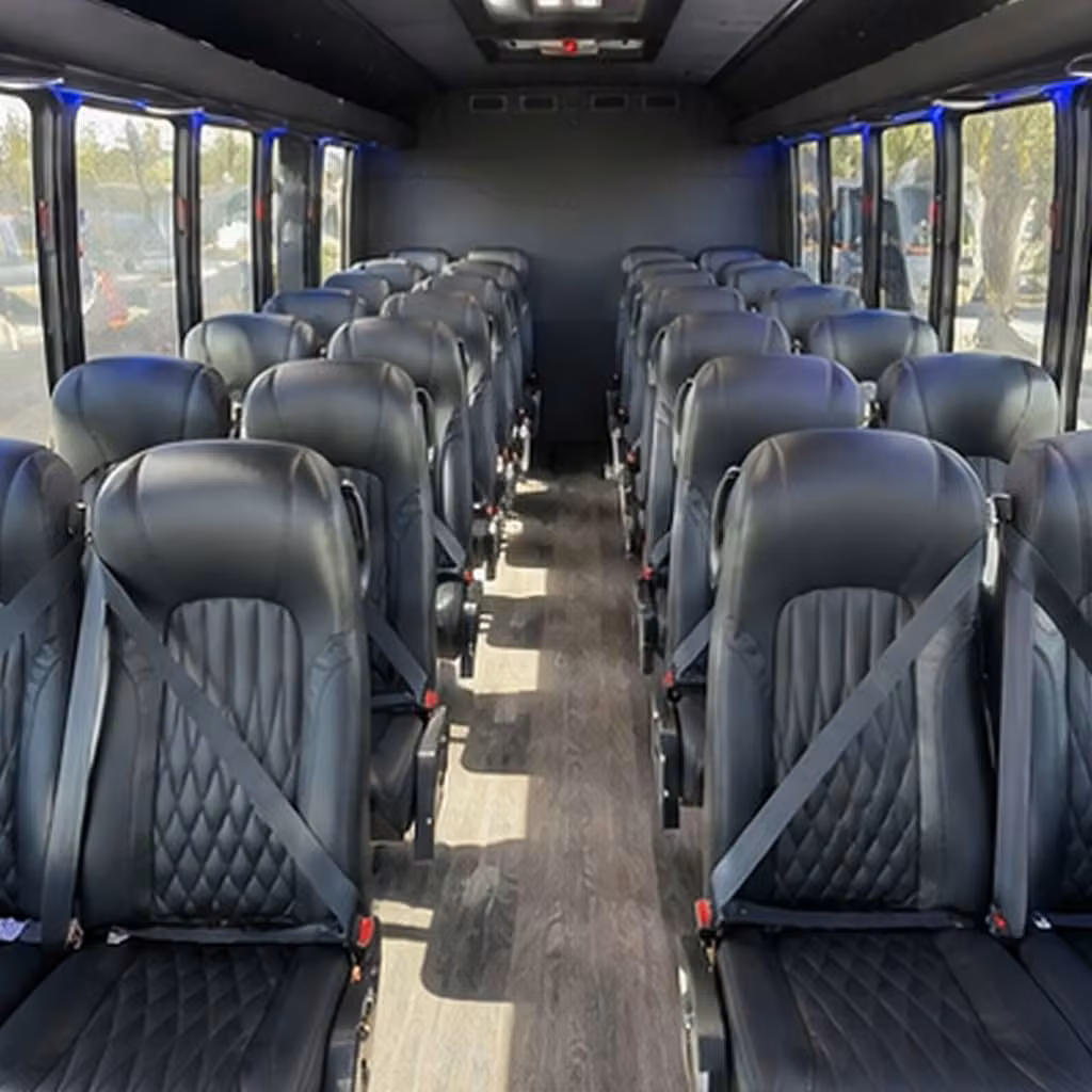 35 passenger minibus inside