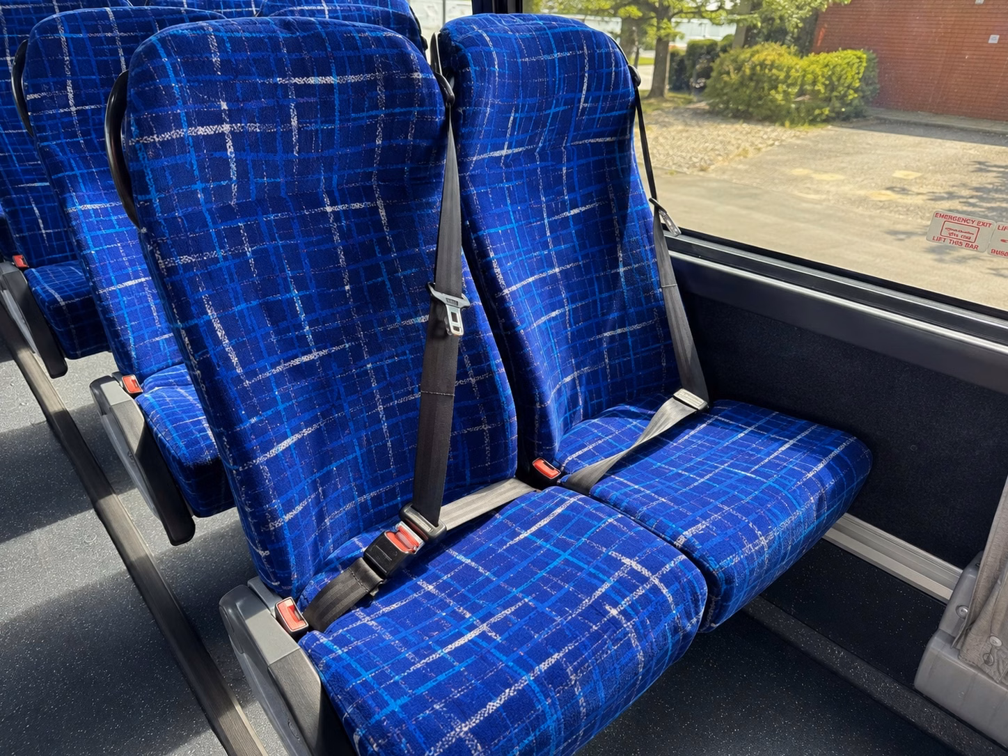56 passenger charter bus interior