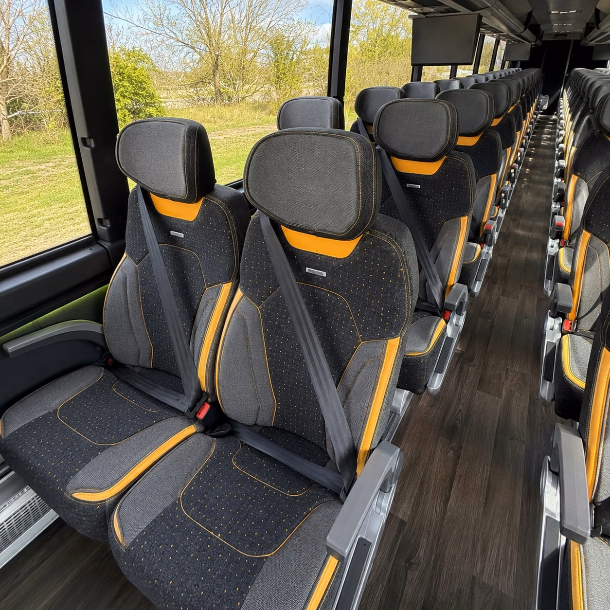 milpitas airport transfer charter bus rentals